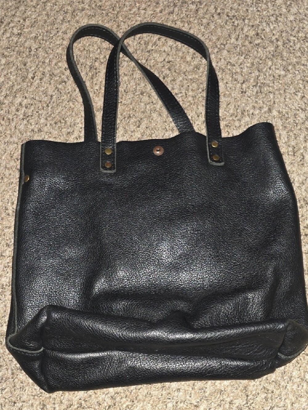 Portland Leather Large Crossbody Tote - Picture 3 of 13